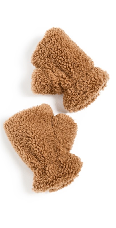 Apparis Ariel Boucellete Fingerless Gloves Hazelnut