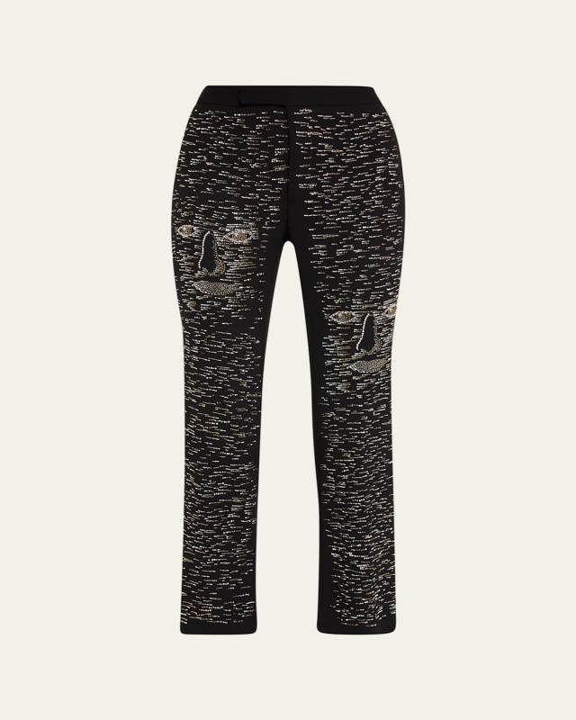 Bark Man Narrow Embellished Trousers