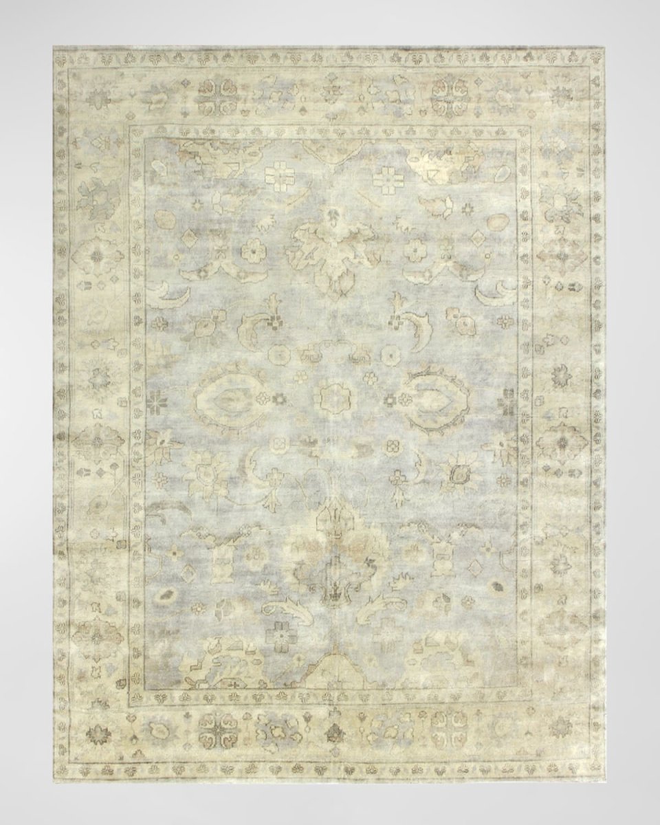 Annetta Antique Oushak Rug, 8' x 10'