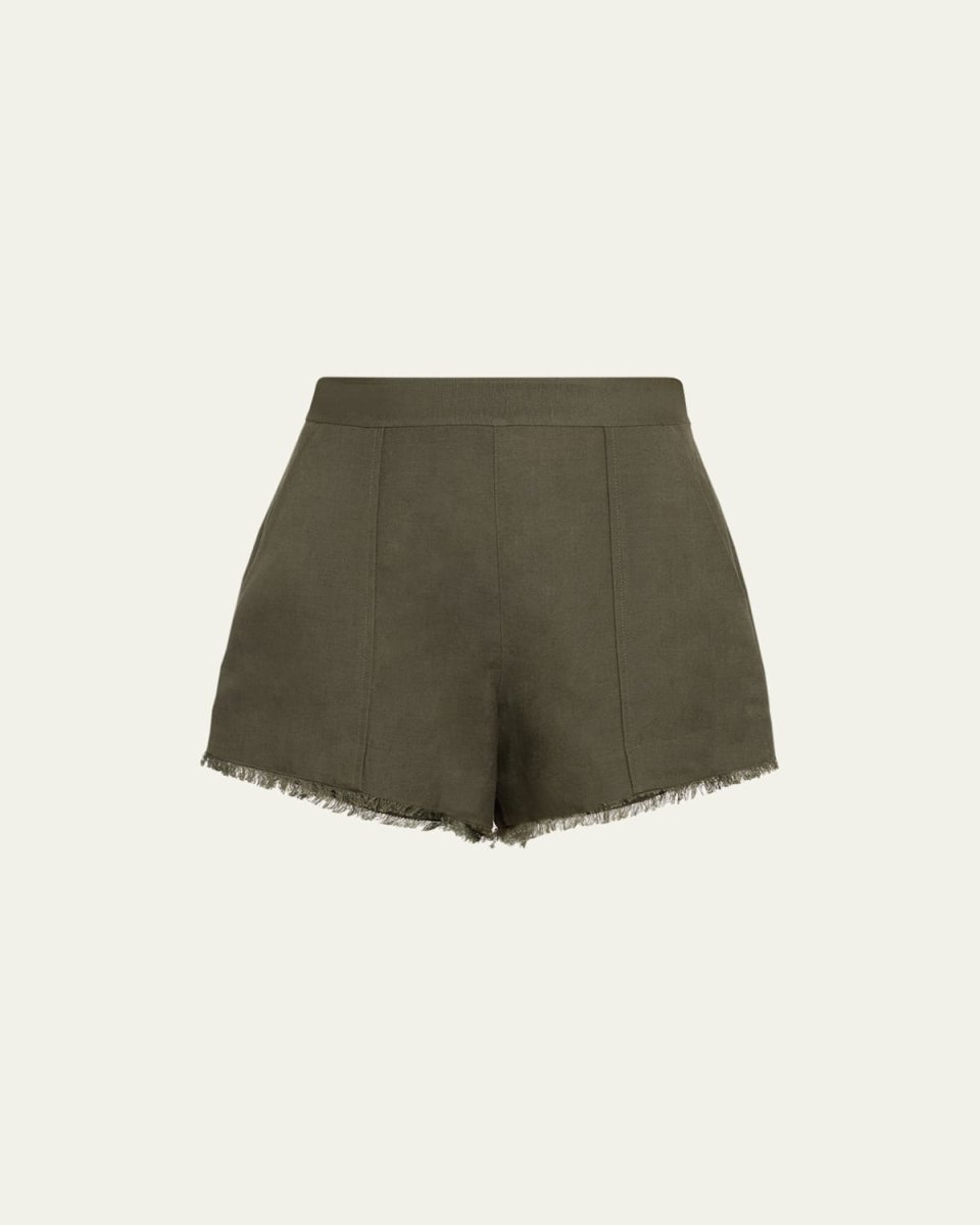 Dax Fringe-Trim Shorts