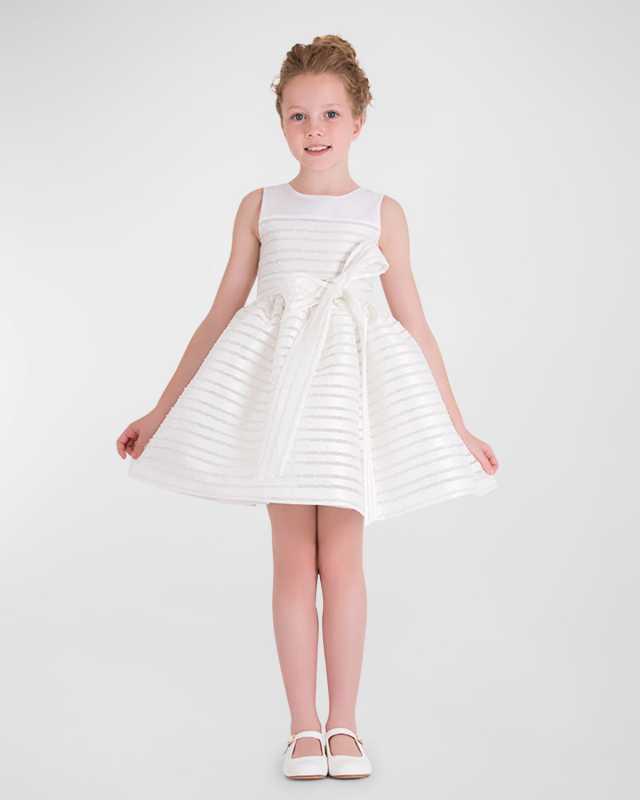 Girl's Chic Jacquard Dress, Size 3T-10