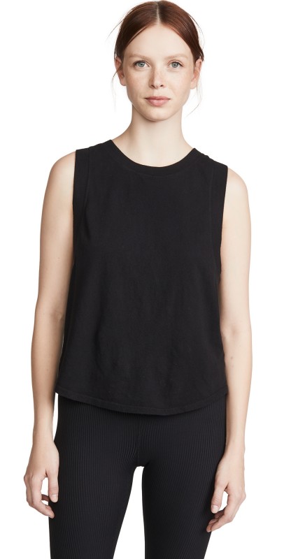 Year of Ours The Perfect Muscle Tank Black