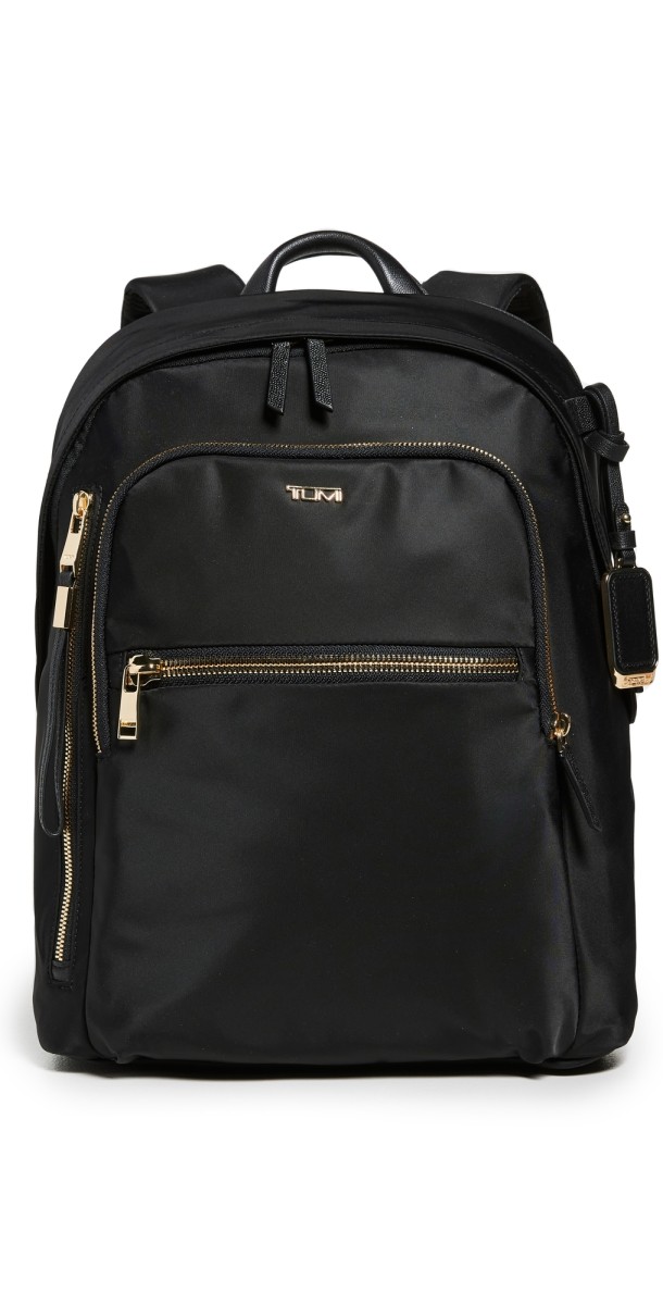 TUMI Halsey Backpack Black/Gold