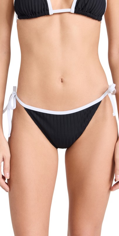 Solid & Striped The Iris Bikini Bottoms Blackout