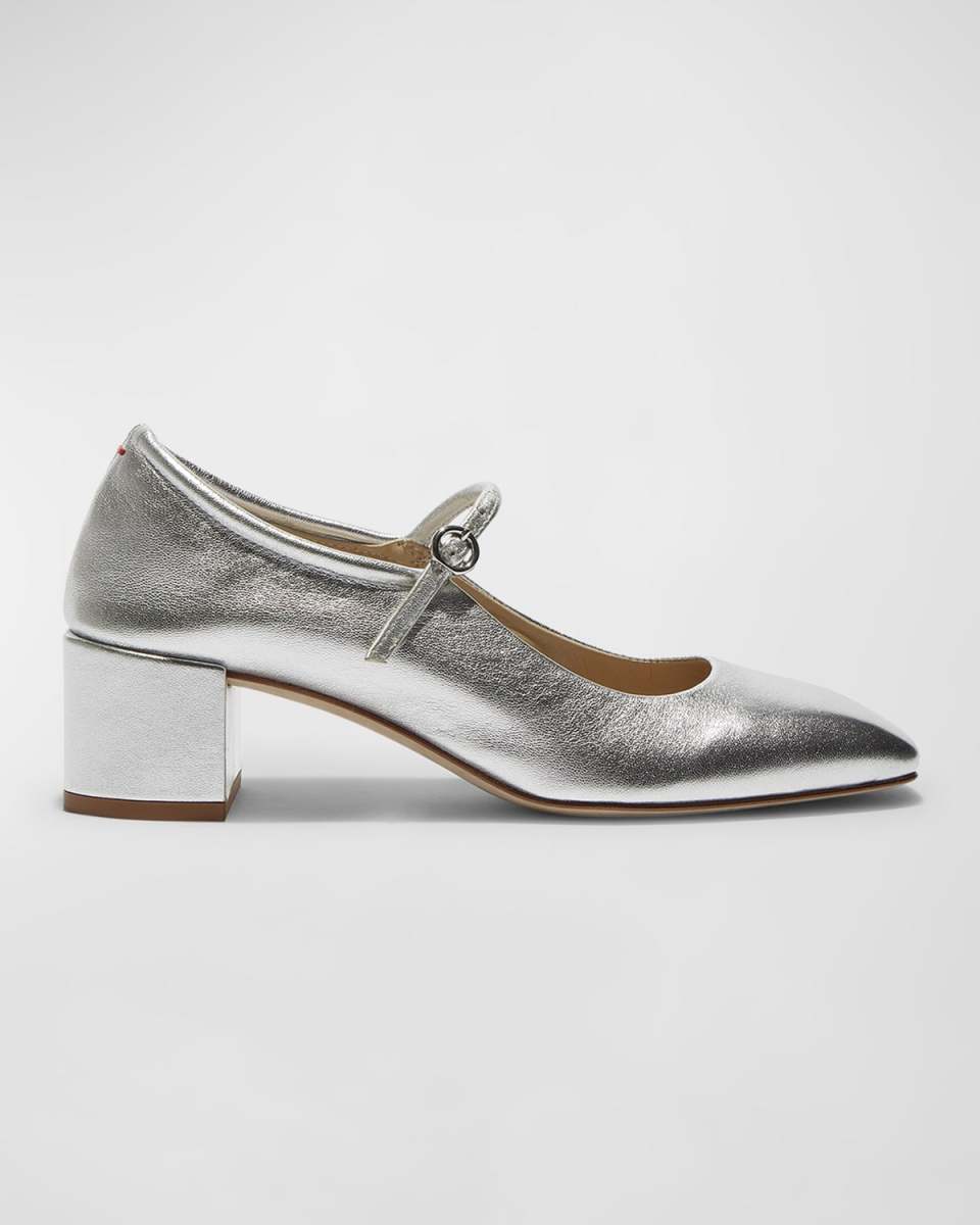 Aline Square-Toe Mary Jane Pumps