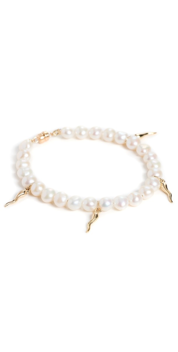 Galley Los Angeles Chili Charm Bracelet Pearl