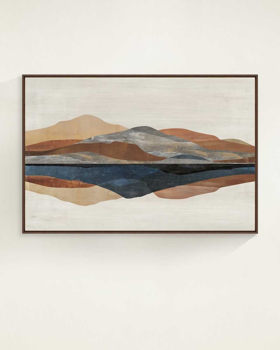 "Boundless Peaks" Framed Giclee by Richard Ryder, 56" x 38"
