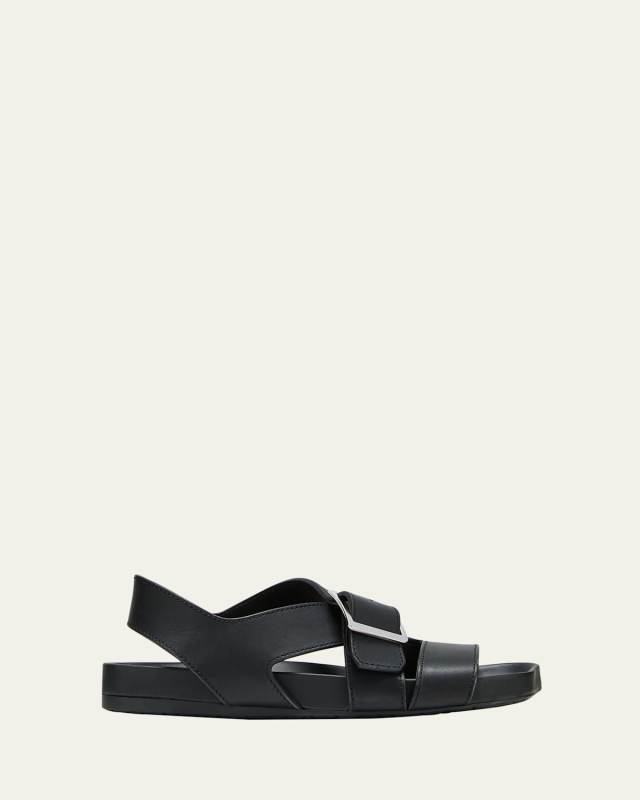 Ease Leather Toe-Ring Comfort Sandals