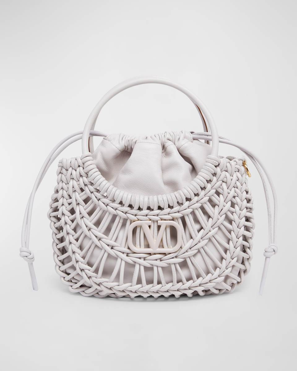 Small Knotted Crochet Hobo Bag