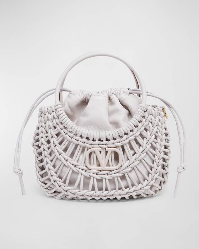 Small Knotted Crochet Hobo Bag