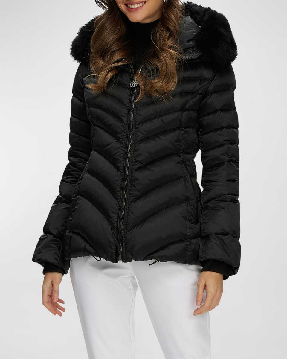 Apres-Ski Jacket With Detachable Toscana Lamb Hood Trim