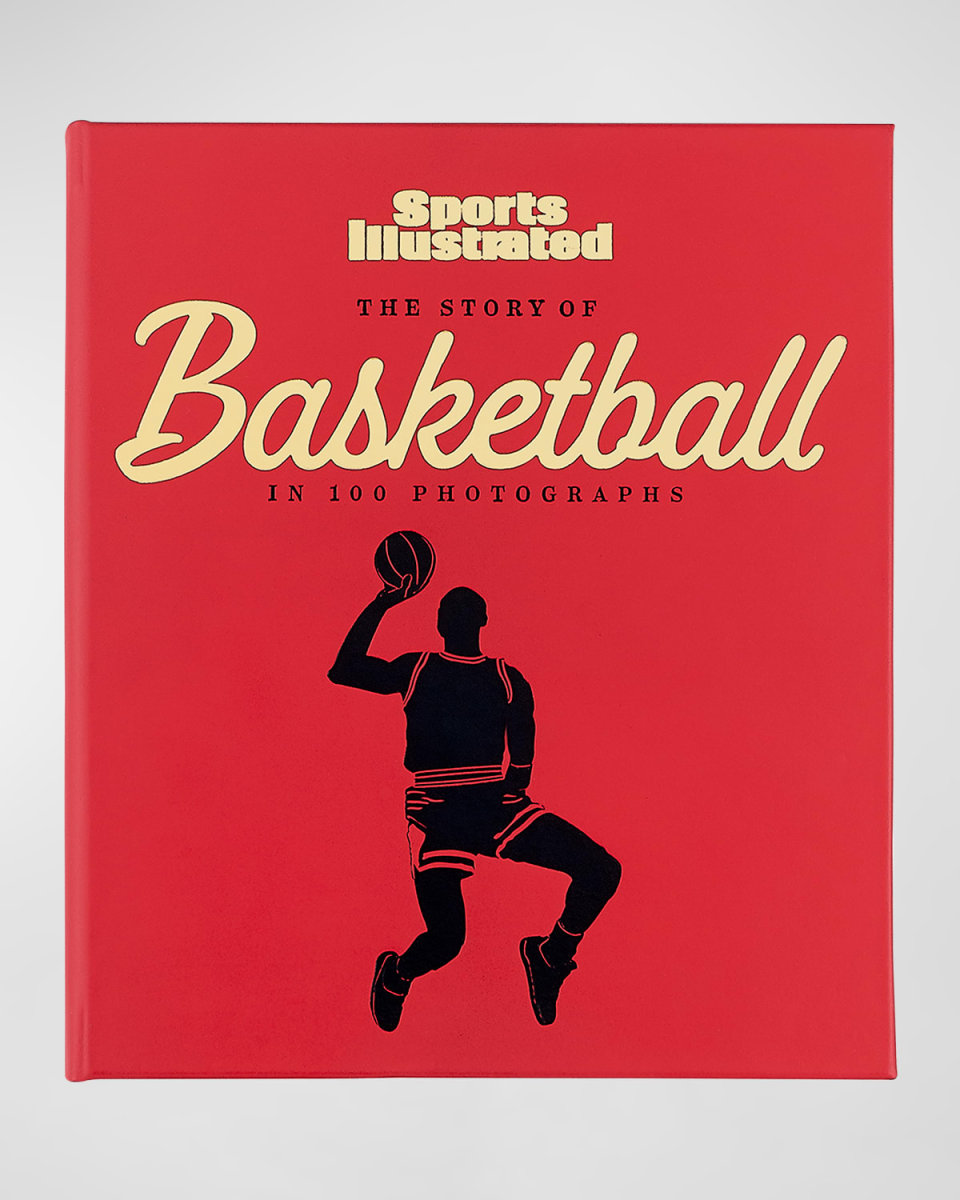 "The Story of Basketball in 100 Photographs" Leather-Bound Book by Sports Illustrated