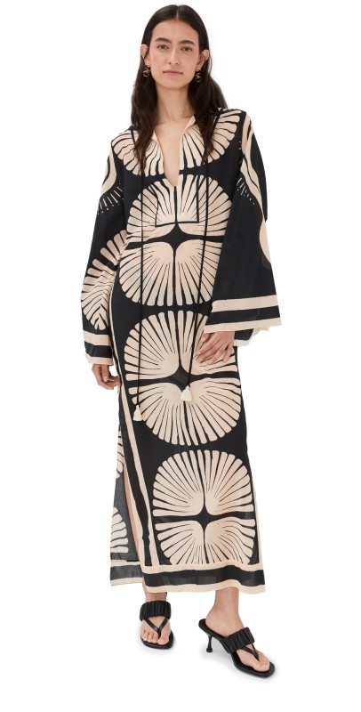 Johanna Ortiz Natural Wisdom Tunic Dress Black