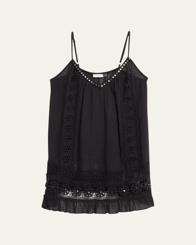 Laylah Crochet Mini Dress