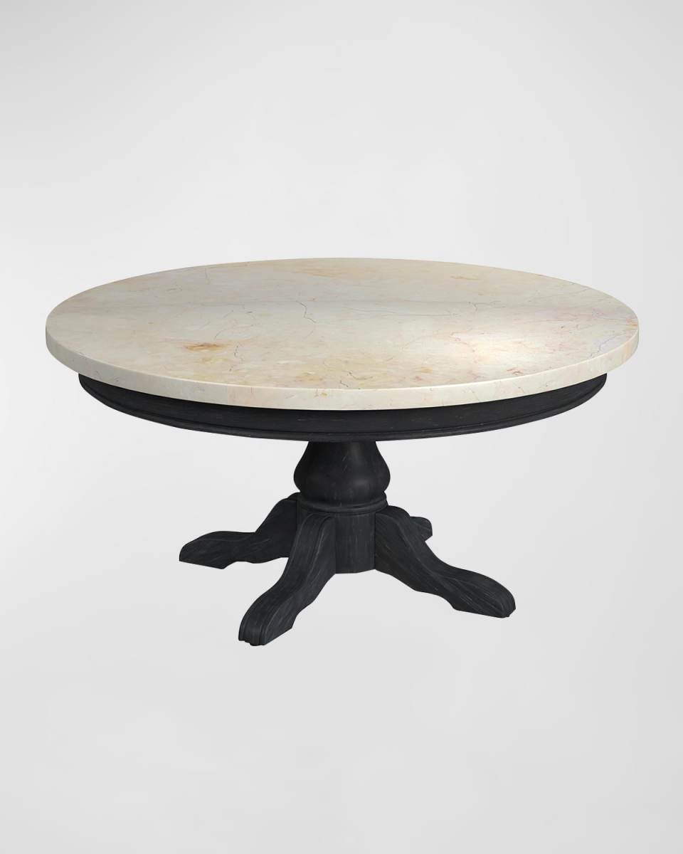 Marjorie Round Marble Coffee Table