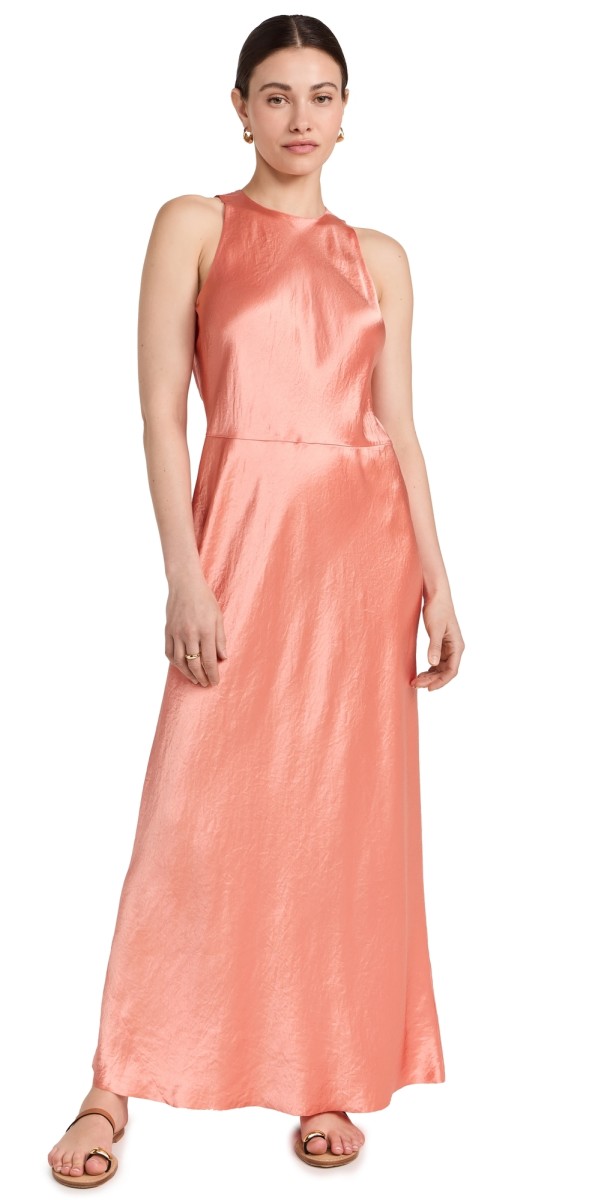 Vince Lean Dress Coral