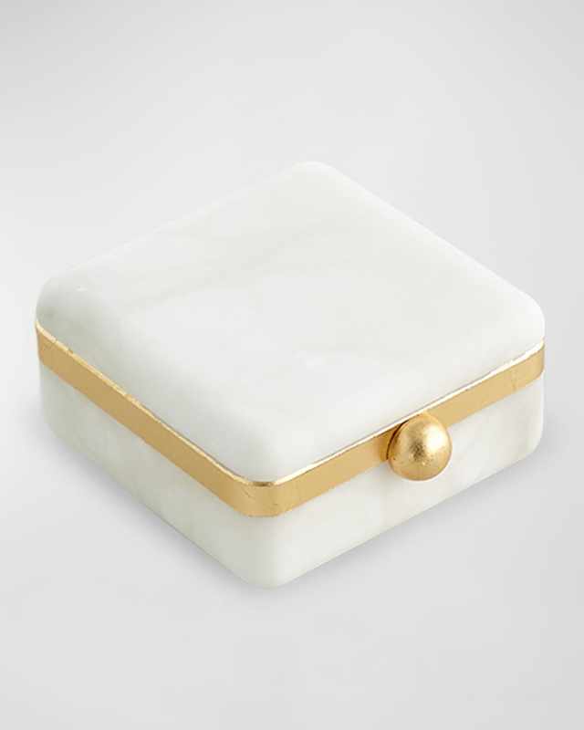 Gold Band Swivel Box - Small