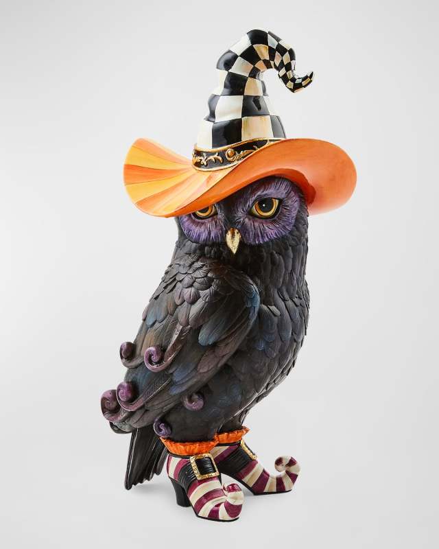 Witchy Owl Figurine