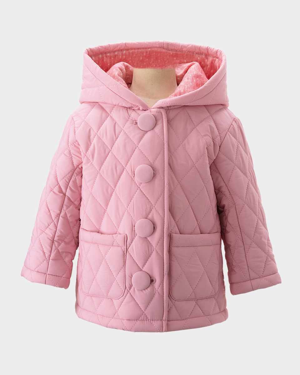 Girl's Hooded Quilted Jacket, Size 2-6