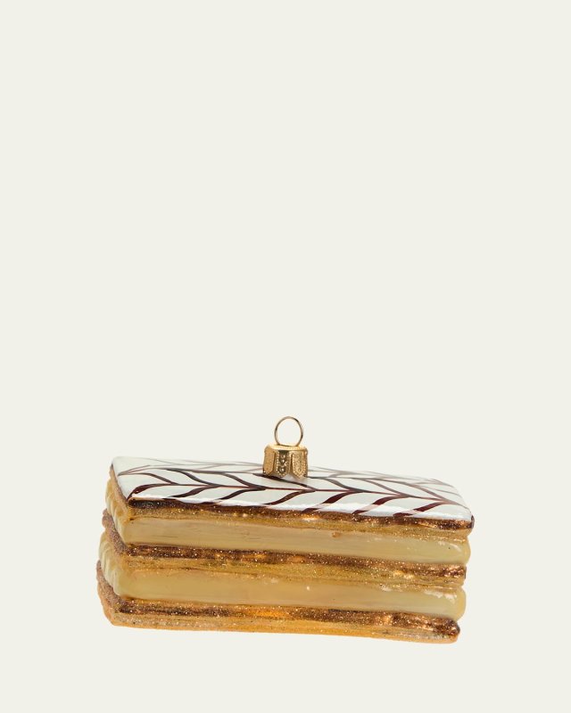 Mille Feuille Cake Christmas Ornament