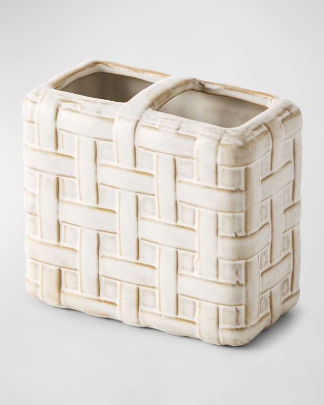 Cane Toothbrush Holder