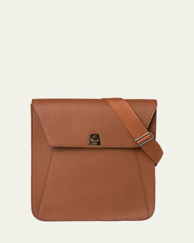 Anouk Medium Leather Messenger Bag