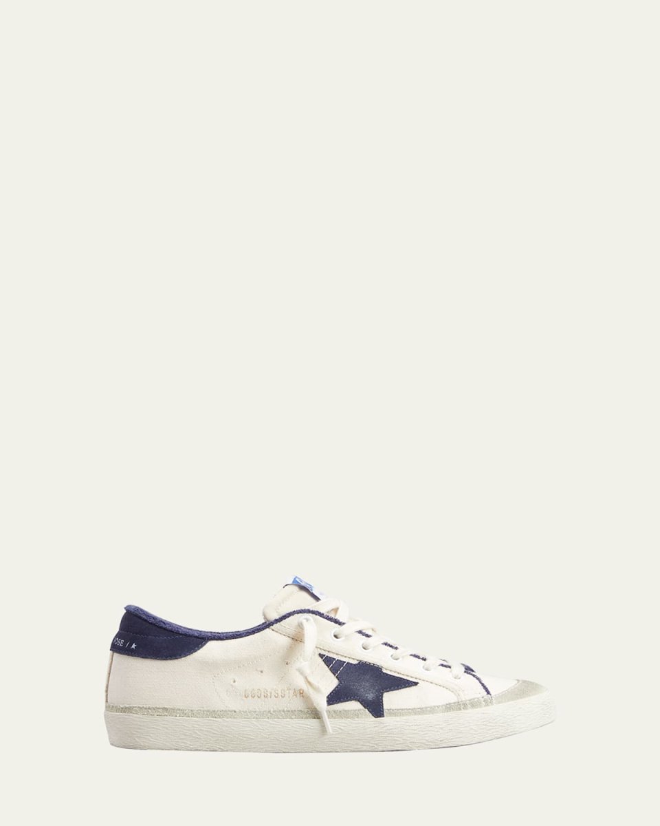 Superstar Suede Nylon Low-Top Sneakers