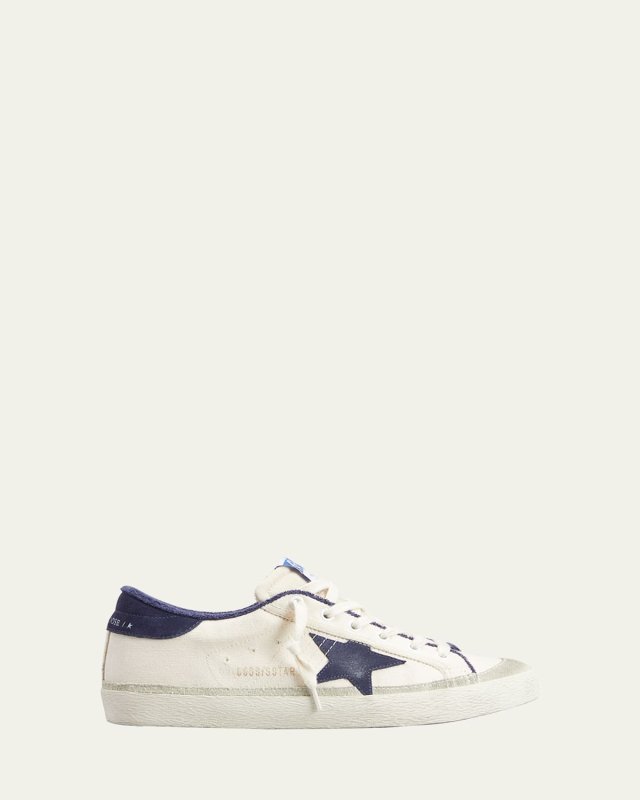 Superstar Suede Nylon Low-Top Sneakers