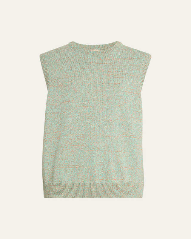 Sleeveless Knit Sweater