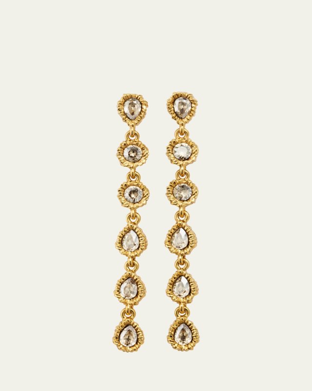 Lintzer Vertical Crystal Earrings