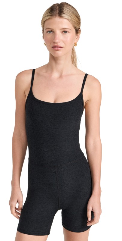 Beyond Yoga Spacedye Keep Pace Biker Jumpsuit Darkest Night
