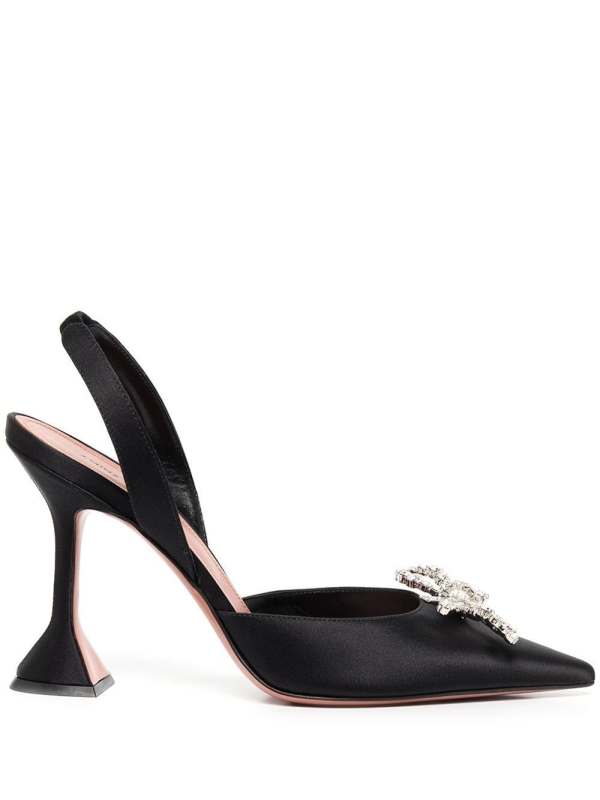 Rosie 95mm crystal-embellished pumps