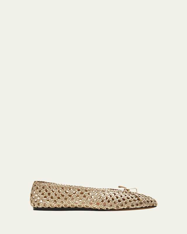 Regency Braided Bow Ballerina Flats