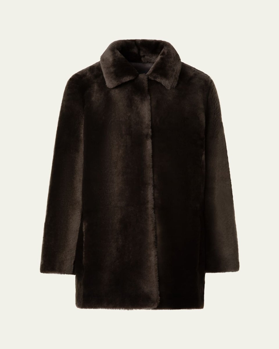 Yaron Short Shearling Coat