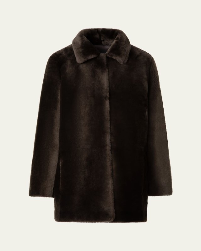 Yaron Short Shearling Coat