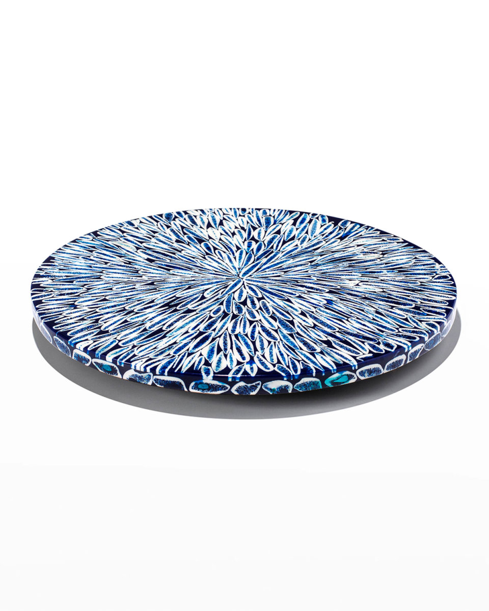 Bone Inlay Lazy Susan