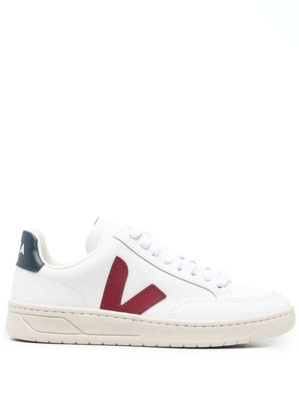 logo-patch lace-up sneakers