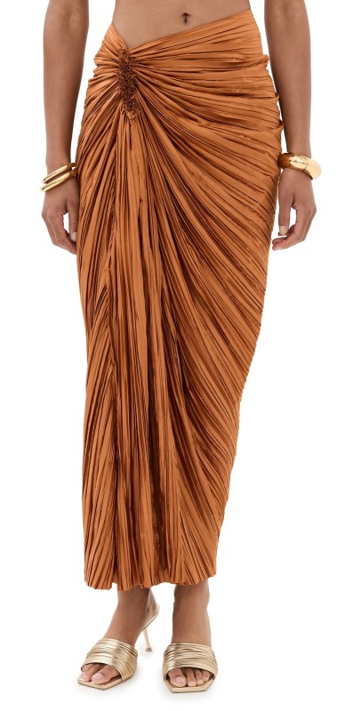 Cult Gaia Sonoma Skirt Bourbon