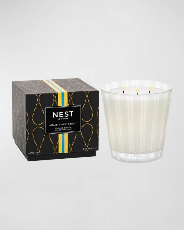 21 oz. Amalfi Lemon & Mint 3-Wick Candle