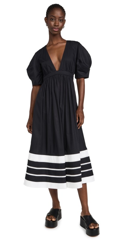 De Loreta Miel Dress Black / White