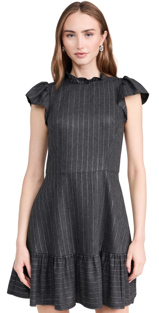 Shoshanna Delaney Dress Grey/Silver