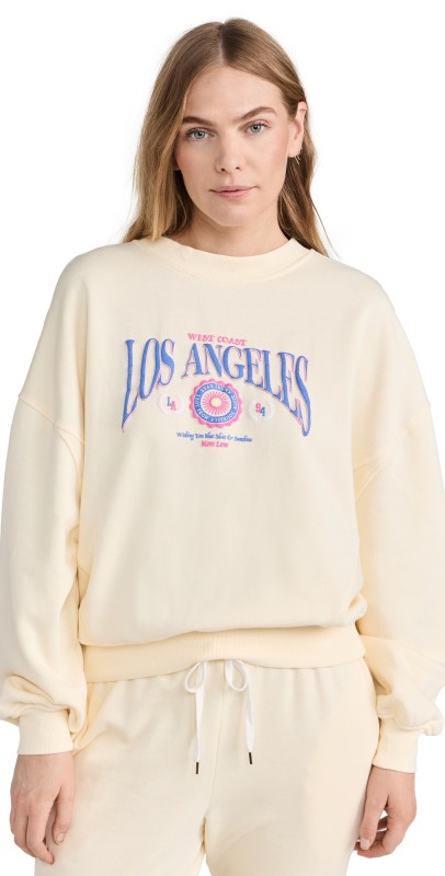 Honeydew Intimates No Plans French Terry Sweatshirt Daffodil