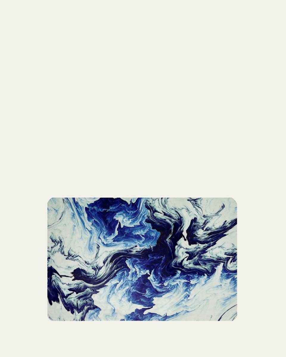 Wave Painted Lacquer Placemat