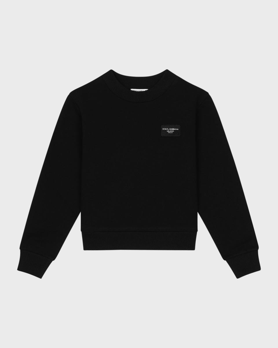 Boy's Logo Patch Sweatshirt, Size 8-14