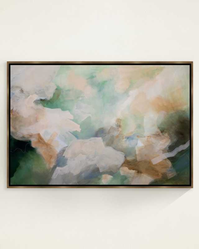 "Light on the Mountain" Framed Giclee by AK Landreth, 38" x 26"