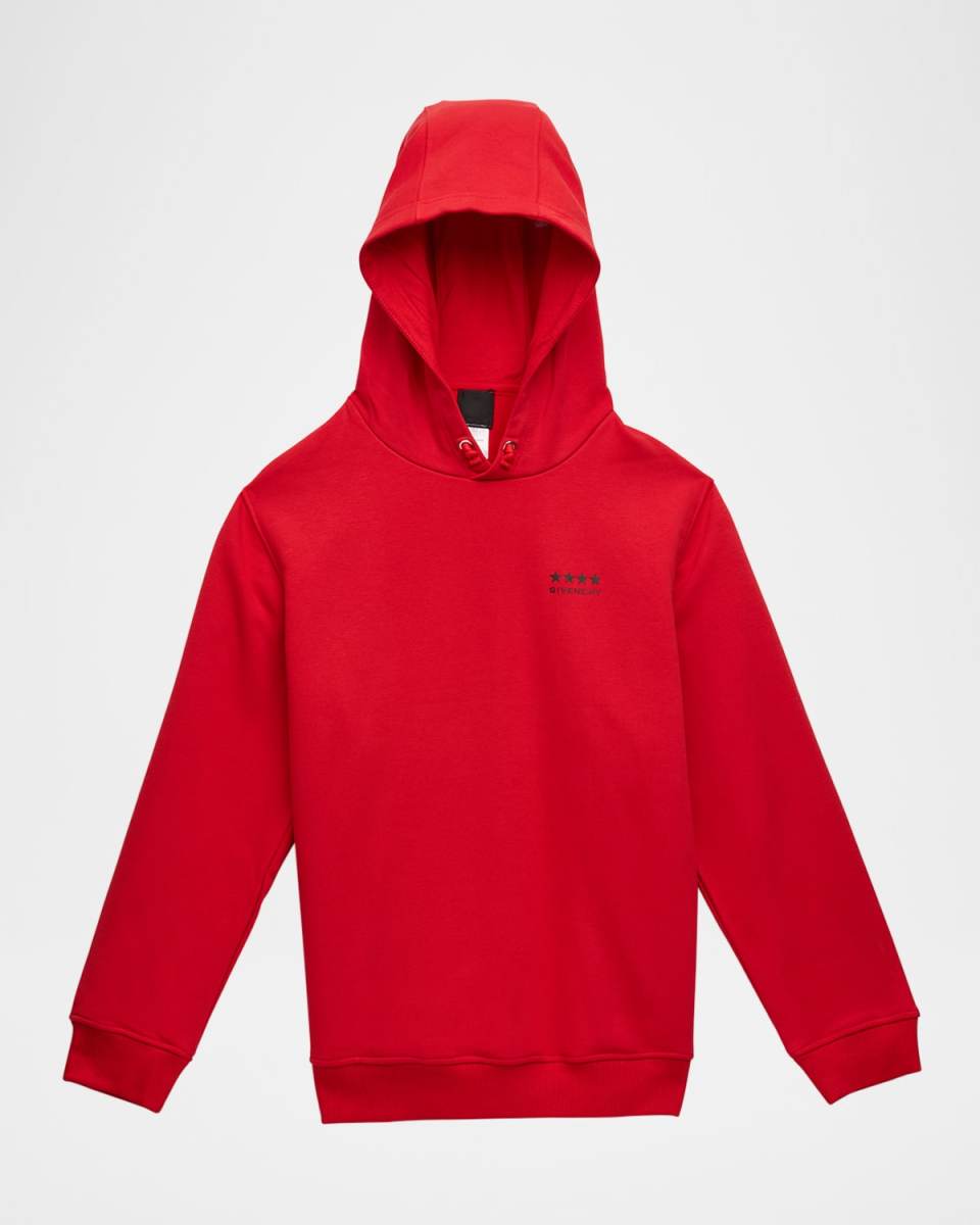 Boy's Logo-Print 4G Emblem Hoodie, Size 8-14