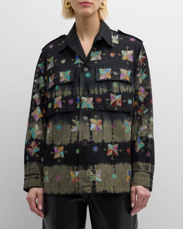 Atlas Mountains Tie-Dye Vintage French Military Jacket