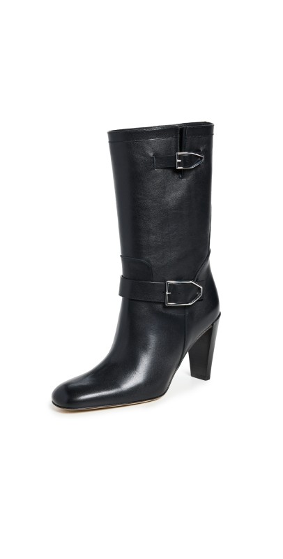 Paul Andrew Biker Boots Black