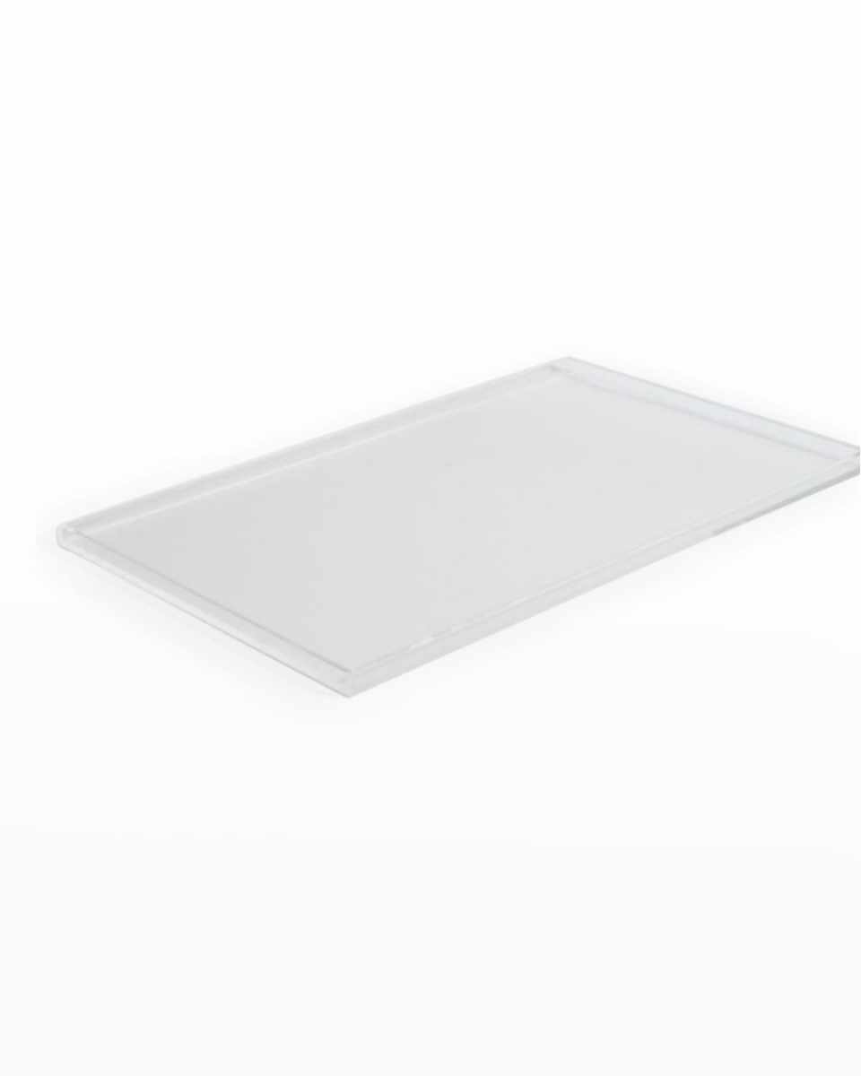 Clear Overflow Feeder Tray, Large