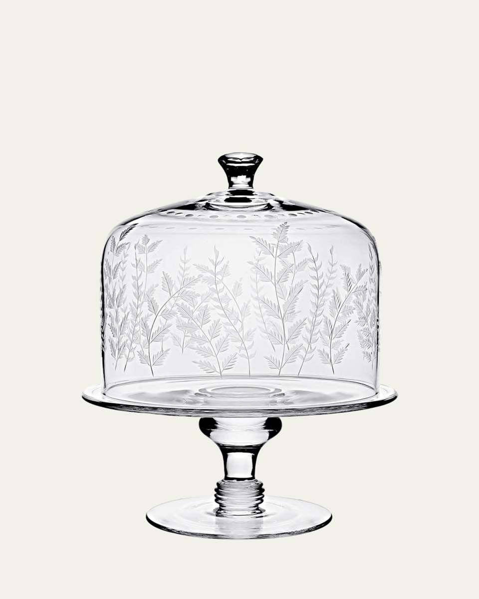 Fern Cake Stand & Dome